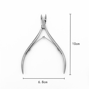 2025 OEM ODM Pinza para cutículas de acero inoxidable Cuidado de uñas de gama alta Eliminar la piel muerta Pinza para decoración de uñas - Product Image 5