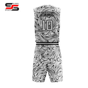 Uniforme de Baloncesto de Diseño Personalizado de Alta Calidad, Nuevo Uniforme de Baloncesto Deportivo Personalizado para Exteriores - Product Image 2