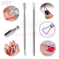 Kit de 12 outils de manucure et pédicure en acier inoxydable à double extrémité, pousse-cuticules et coupe-ongles, nettoyeur d'ongles