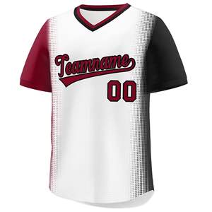 Low Moq Custom Logo Designs Cómodo Quick Dry Youth Unisex Baseball Jersey - Product Image 2