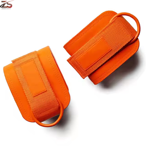 Sangles de cheville nouveau 2025 Top qualité Fitness entraînement réglable Gym haltérophilie confortable rembourré Logo personnalisé du Pakistan - Product Image 5