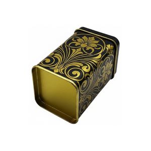 กล่องเหล็กทรงสี่เหลี่ยมสำหรับใส่ชา - ขนาดและสีที่ปรับแต่งได้  แผ่นเหล็กเกรดอาหาร สำหรับบรรจุภัณฑ์ของขวัญตกแต่ง กล่องโลหะ - Product Image 5