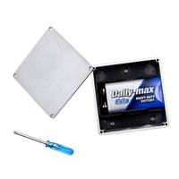 Mini inclinomètre numérique portable Jauge d'angle 0-180 ° à double axe avec base magnétique et rétroéclairage Matériau métallique de nivellement de précision
