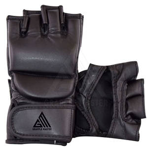 Guantes MMA de mejor material del fabricante profesional, diseño personalizado, ropa deportiva de lucha de cuero de 8oz con logotipo personalizado - Product Image 1