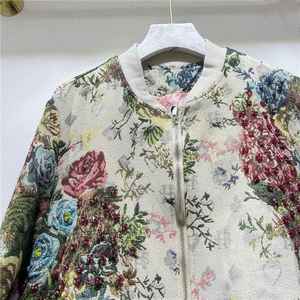 Chaqueta de uniforme de béisbol informal para mujer para primavera otoño trabajo pesado rebordear bordado manga larga corto liso teñido invierno - Product Image 4