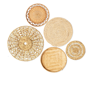 Placa de cargador de ratán de material natural para vacaciones, Navidad, cocina, mantel de mesa, fábrica al por mayor, proveedor a granel - Product Image 5