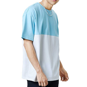 เสื้อยืดโอเวอร์ไซส์ฮิปฮอปของผู้ชายผ้าฝ้าย100% เฮฟวีเวต/เสื้อเชิ้ตลำลองทรงหลวมสีพื้นคุณภาพสูงสำหรับผู้ชาย - Product Image 3