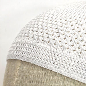 Premium Custom-Size Muslim Prayer Beanie Ethnic Multi-Color Embroidery Knitted Kopiah Kufi Practical for Outdoor Daily Travel - Product Image 2