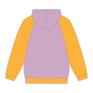 Sweat à capuche à manches raglan en lavande, éducation HBCU, broderie en chenille, sororité grecque Divine Nine, vêtements personnalisés, logo personnalisé, sweat à capuche tendance - Product Image 3