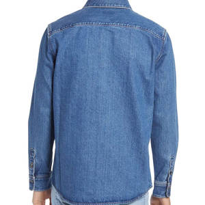 Fabrication en usine Nouvelle arrivée Veste en jean pour homme à manches longues Veste en jean pour homme sur mesure en gros - Product Image 3