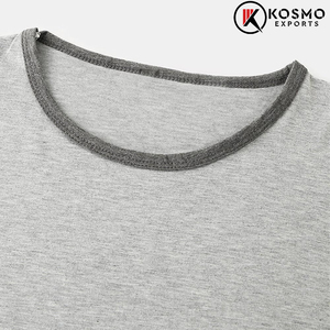 เสื้อยืดผู้ชายผ้าคอตตอน100% ขนาดใหญ่ออกแบบได้ตามต้องการแห้งเร็วระบายอากาศได้ดีคอกลมแขนสั้นคุณภาพสูงติดหน้าจอ - Product Image 5