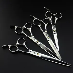 Juego de tijeras de peluquero, kit de corte de pelo profesional, tijera de adelgazamiento, peine para el pelo, tijeras de peluquería de tela - Product Image 6