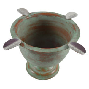 Florero de Metal decorativo para el hogar más vendido, diseño enorme brillante Negro con función de mesa de estilo costero, precio razonable - Product Image 4