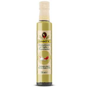 Aceite de Oliva Dante con Sabor a Ajo y Chile en Botella de Vidrio, 250 ml x 6 Unidades, OLIO DANTE SPA, Modelo 1101671 - Product Image 1