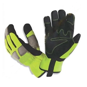 HI-VIS WORKER'S ถุงมือ Hi-Vis ยุทธวิธีการก่อสร้างการทำงานน้ำหนักเบากันน้ำหนักถุงมือทำงาน - Product Image 2