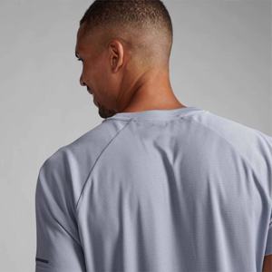 Men's Custom Short Sleeve T-Shirt Cotton Polyester Worested <b>Fabric</b> - Product Image 6