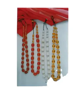 Collar de resina roja de moda clásico hecho a mano para mujer, joyería de moda de alta calidad, patrón de forma de amantes de la India para aniversarios - Product Image 1