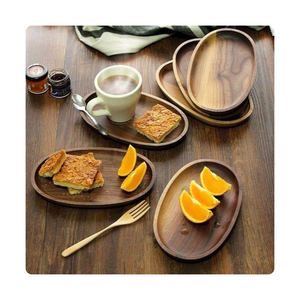 Plateau en bois durable pour le service au restaurant | Vente en gros de plats écologiques avec des tailles personnalisées | Origine Vietnam - Product Image 2