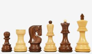 Juego de Ajedrez Vintage Ruso Zagreb Staunton, Rey de 3.8 Pulgadas en Madera de Sheesham y Boj a Precio Económico - Product Image 5