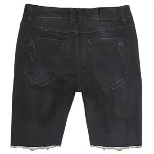 Bonne qualité couleur unie dernière conception confortable hommes Denim court nouveauté vêtements d'entraînement Denim Shorts hommes mode ample - Product Image 3
