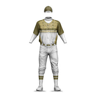 Uniforme de baseball confortable et extensible à bas prix, nouveau design, uniforme de baseball sublimé à prix d'usine - Product Image 2