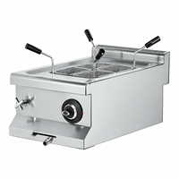 Cuisinière professionnelle à gaz naturel RMITMENT à quatre brûleurs avec four, en acier inoxydable, 5000-10000W, dimensions personnalisables pour