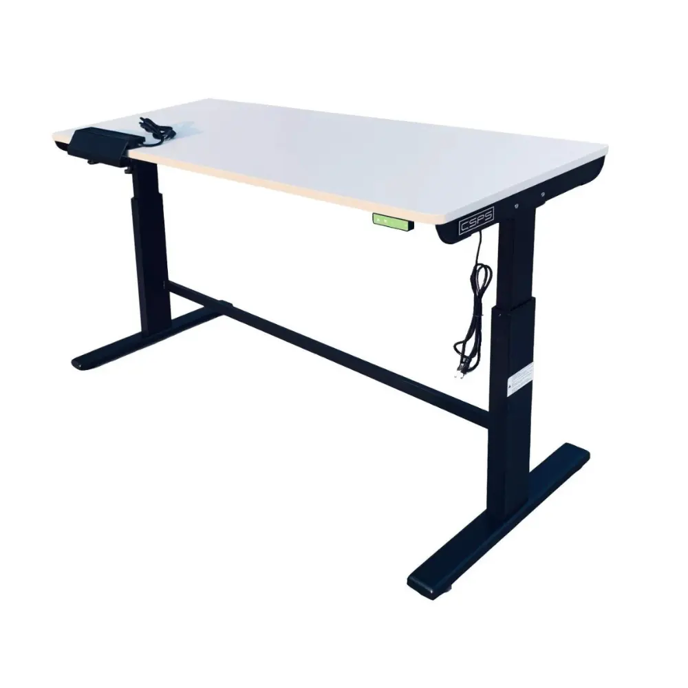 Metal Garagem Oficina Banco de Trabalho Mesa De Aço Ferramenta De Armazenamento Em Casa Sente-se Suporte Mesa Altura Ajustável Elétrica Standing Desk Escritório