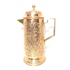 Wholesale Pure Cooper Water Jug High Quality Multicolor Printed Jug With <b>Glass</b> for Kitchen & Tabletop - Product Image 6