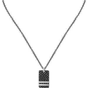 Cadena Geométrica Negra SAFT77 para Hombre, Estilo Vintage, con Dijes Religiosos, Animales y Números, Regalos Religiosos, Diamantes y Perlas - Product Image 1