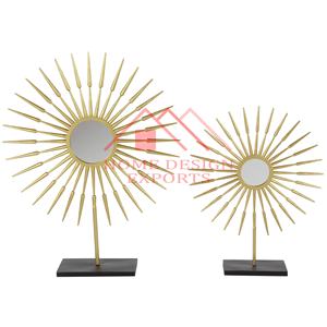 Escultura de mesa para mesa superventas, escultura de mesa moderna para decoraciones del hogar, espejo Sunburst de diseño clásico 2022 - Product Image 1