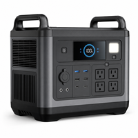 Hochleistungs-1000W Tragbare Powerstation LiFePO4 Solargenerator MPPT-Controller Reine Sinuswelle für Heim- und Gewerbe-Backup