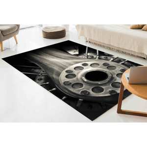 Tapis à motif d'hélice d'avion, Tapis d'avion, Tapis imprimé, Tapis antidérapant, Tapis en velours - Product Image 3