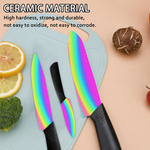 Couteau de chef à livraison rapide, lame en céramique, manche en plastique, compatible lave-vaisselle, pour la survie en plein air, haute qualité, approvisionnement en vrac - Product Image 6