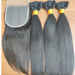 Paquetes de cabello humano brasileño virgen con ondas al agua 100% extensiones negras naturales de cabello Remy sin procesar - Product Image 5