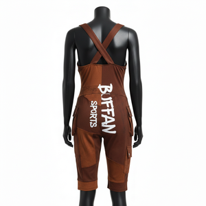 Traje de Baño para Mujer, 240 GSM, Poliéster Premium con Spandex Elástico, Color Marrón Cacao, Panel en Contraste, Logotipo Estampado - Product Image 2