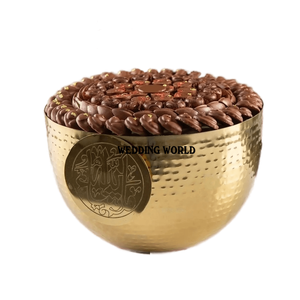 Bol à chocolat en acier inoxydable avec plateau Bol à chocolat fait main de haute qualité Classique Élégant Fantaisie Nouveau bol à chocolat - Product Image 2