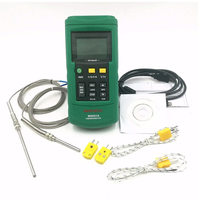 MASTECH MS6514 Thermomètre numérique à double canal Enregistreur de température Testeur Interface USB