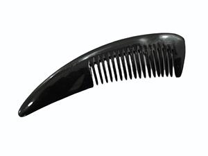 Peigne rectangulaire moderne en corne de buffle, fait main, écologique - Product Image 6