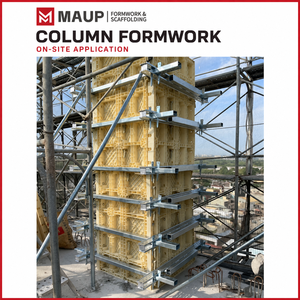 Coffrage modulaire réglable MAUP pour colonnes, en plastique ABS réutilisable, avec fixations en acier - Product Image 2