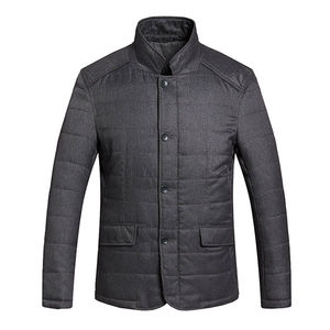 2026 nouveaux hommes col montant personnalisé hiver rembourré bulle veste en gros imperméable matelassé extérieur à capuche bouffant manteau - Product Image 1