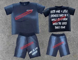 Custom Sweat Shorts <b>Black</b> French Terry Cotton Sun Faded Wash Effect Chenille Embroidery Custom Tags Private <b>Label</b> Summer Shorts - Product Image 5