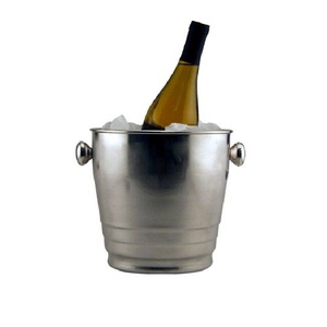 Cubo de hielo plateado antiguo de alta exigencia con asa, botella de champán, Enfriador de vino con logotipo personalizado, barra de tamaño, bañera y enfriador de vino - Product Image 6