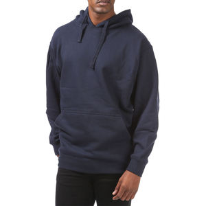 Sudadera con capucha de algodón bordado para hombre, jersey de corte sin procesar, ropa para parte superior masculina - Product Image 6
