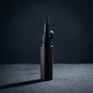 Durable Global Patent Brown Long-lasting Waterproof Dry Fast Liquid Eyebrow Pen for One Hand Use Automatic Lid <b>Refillable</b> - Product Image 1
