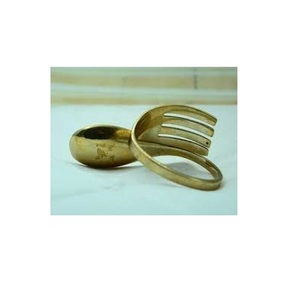 Brass Napkin <b>Ring</b> Fork and <b>Spoon</b> Mold Design Tableware Decorate Brass Napkin <b>Ring</b> for Wholesale Price - Product Image 1