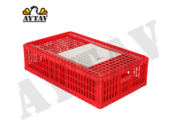 Nouveau Caisse de Transport AYTAV pour Poulets, Équipement d'Élevage Avicole pour la Manipulation de Volailles Vivantes, Système de Caisse Durable et Réutilisable, Capacité 12-16 Poulets