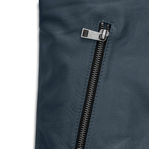 แจ็กเก็ตหนังสำหรับผู้ชาย, แจ็กเก็ตหนังแฟชั่นหนังสำหรับผู้ชายแจ็คเก็ตบอมเบอร์ฤดูหนาวแจ็คเก็ตหนังเกรดสูง - Product Image 3