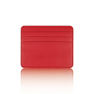 กระเป๋าสตางค์ธุรกิจหนัง PU แบบทำมือพร้อมช่องใส่เหรียญมีช่องใส่บัตรหลายช่องโลโก้ตามสั่งสี - Product Image 6