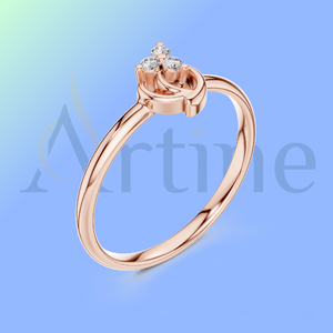 Custom Logo 18K <b>Diamond</b> <b>Ring</b> for Engagement - Product Image 1