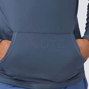 Sweat à capuche décontracté respirant, coupe-vent et à séchage rapide en polyester/coton pour la saison hivernale, idéal pour l'entraînement en salle de sport et les activités chaudes en extérieur - Product Image 6
